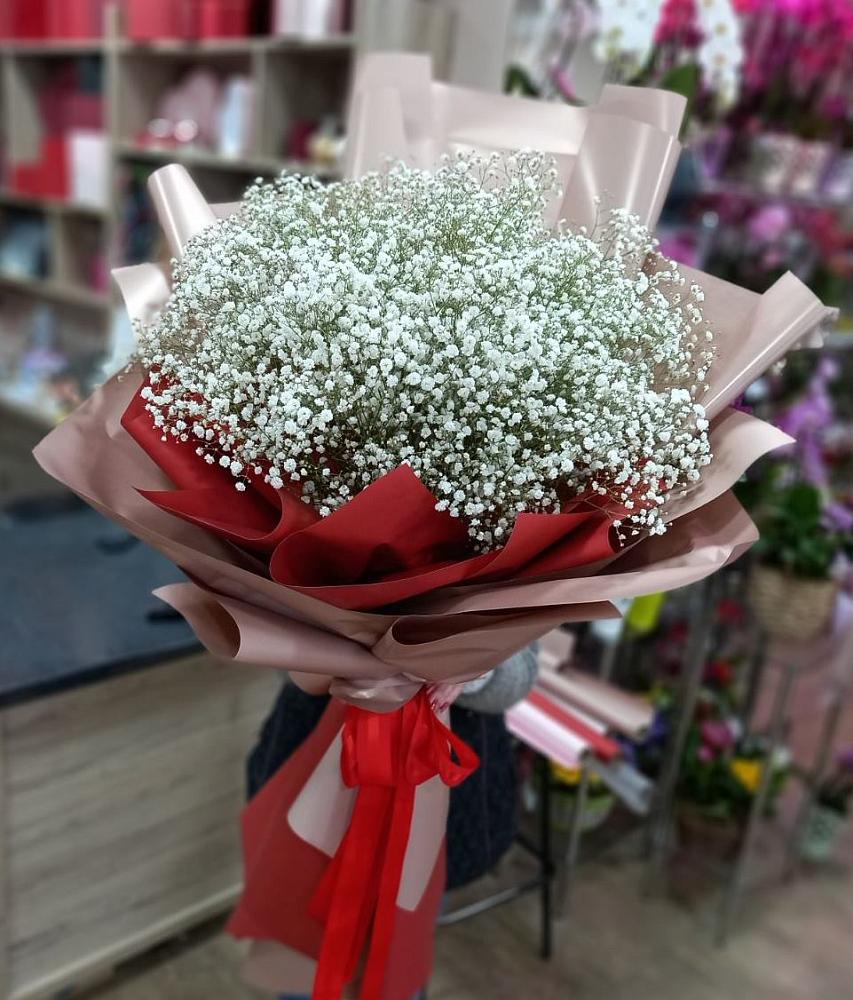 Букет Белые хлопья в Рычково Букет цветов из: Гипсофила в Рычково
